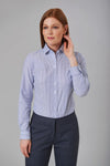 Camisa Oxford Stretch Mirabel Senhora-Navy Strp.-34-RAG-Tailors-Fardas-e-Uniformes-Vestuario-Pro