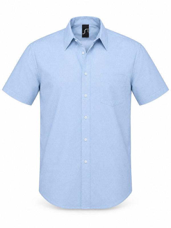 Camisa Oxford de Manga Curta para Homem BRISBANE-RAG-Tailors-Fardas-e-Uniformes-Vestuario-Pro