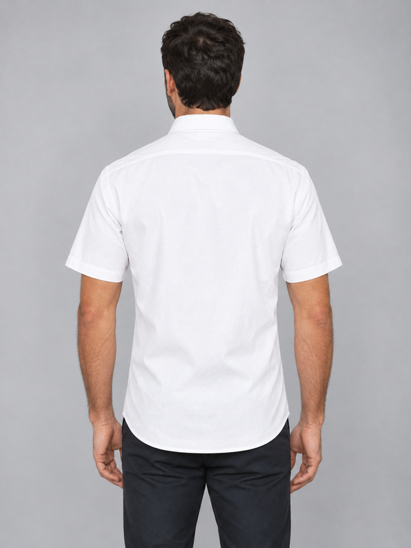 Camisa Oxford de Manga Curta para Homem BRISBANE-RAG-Tailors-Fardas-e-Uniformes-Vestuario-Pro