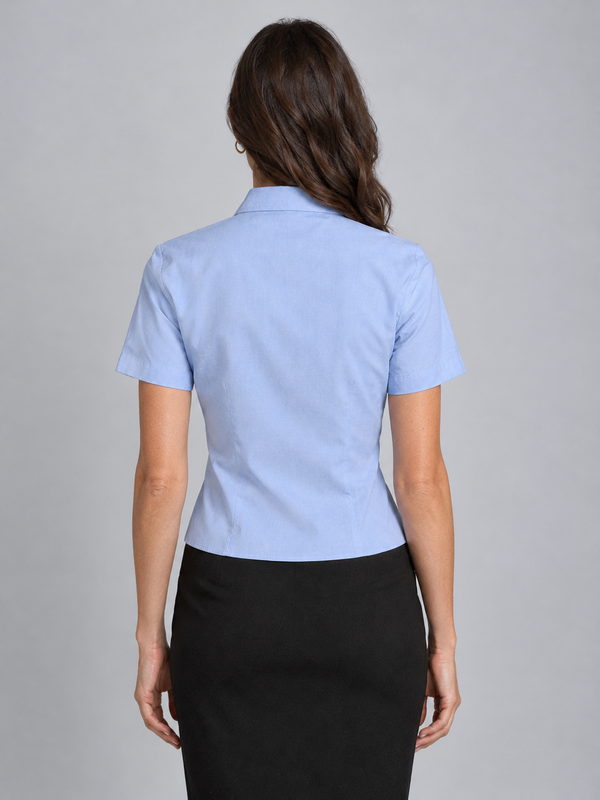 Camisa Oxford de Manga Curta para Senhora-RAG-Tailors-Fardas-e-Uniformes-Vestuario-Pro
