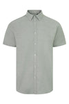 Camisa Oxford stretch manga curta homem-Verde Oliva Claro - 35-S-RAG-Tailors-Fardas-e-Uniformes-Vestuario-Pro