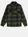 Camisa Polar Forrada e Acolchoada Homem-Verde / Preto-S-RAG-Tailors-Fardas-e-Uniformes-Vestuario-Pro