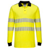 Camisa Polo PW3 ignífuga de alta visibilidade-Amarelo/Preto-L-RAG-Tailors-Fardas-e-Uniformes-Vestuario-Pro