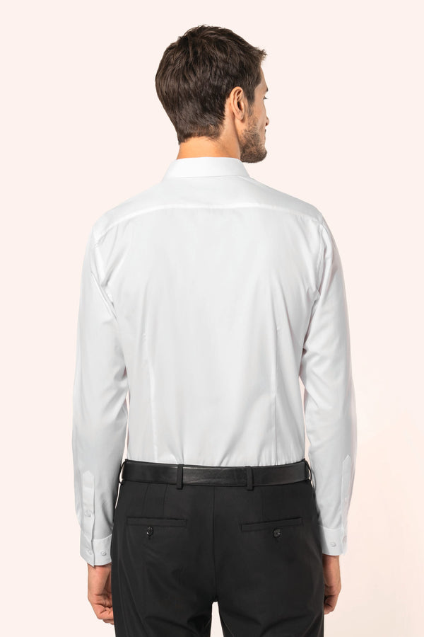 Camisa Popeline Algodão Homem Manga Comprida-RAG-Tailors-Fardas-e-Uniformes-Vestuario-Pro