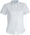 Camisa Popeline Feminina m\curta Tratamento Fácil - Mónaco-Branco-XS-RAG-Tailors-Fardas-e-Uniformes-Vestuario-Pro