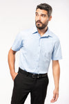 Camisa Popeline Masculina m\curta Tratamento Fácil - Mónaco-RAG-Tailors-Fardas-e-Uniformes-Vestuario-Pro