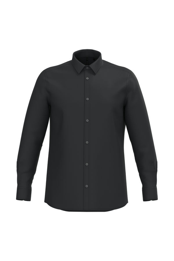 Camisa Popeline Polialgodão Homem-Preto-XS-RAG-Tailors-Fardas-e-Uniformes-Vestuario-Pro