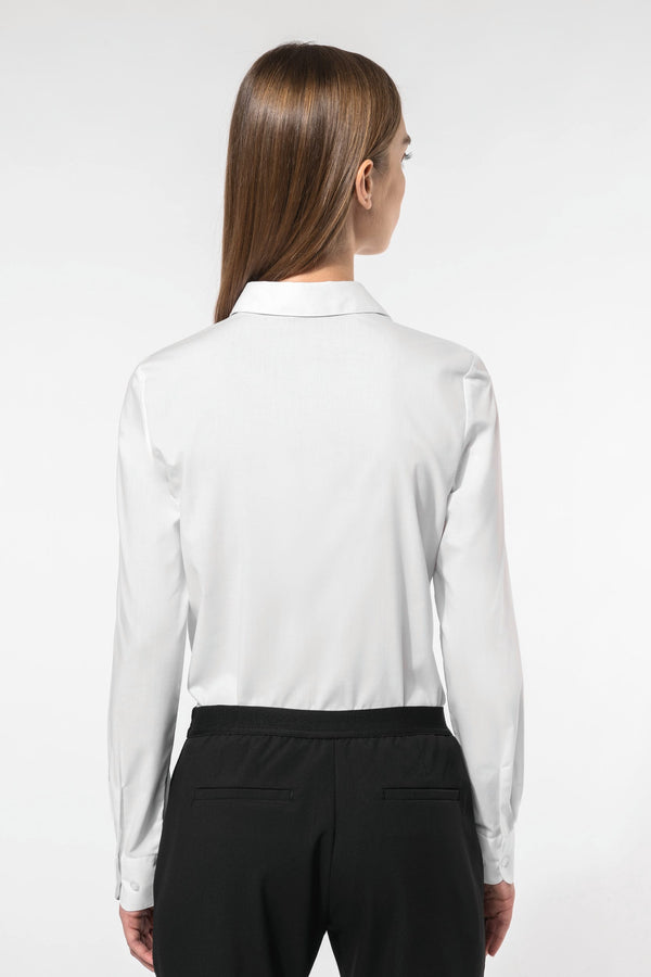 Camisa Popeline Polialgodão de Tratamento Fácil de Senhora-RAG-Tailors-Fardas-e-Uniformes-Vestuario-Pro