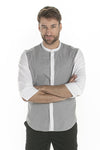 Camisa Reims Masculina manga 3/4-Cinza-SP - XS-RAG-Tailors-Fardas-e-Uniformes-Vestuario-Pro