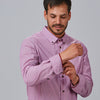 Camisa Slim Fit masculina com padrão de riscas Leonardo-RAG-Tailors-Fardas-e-Uniformes-Vestuario-Pro