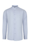 Camisa Stretch Manga Longa para Homem-AZUL CELESTE - 05-S-RAG-Tailors-Fardas-e-Uniformes-Vestuario-Pro