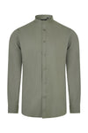 Camisa Stretch Manga Longa para Homem-VERDE OLIVA CLARO - 35-S-RAG-Tailors-Fardas-e-Uniformes-Vestuario-Pro