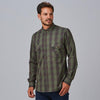 Camisa de Homem Agosto-Verde/Khaki-XS-RAG-Tailors-Fardas-e-Uniformes-Vestuario-Pro