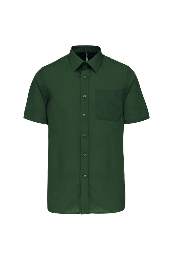 Camisa de Homem Mariano Manga Curta-Forest Green-XS-RAG-Tailors-Fardas-e-Uniformes-Vestuario-Pro