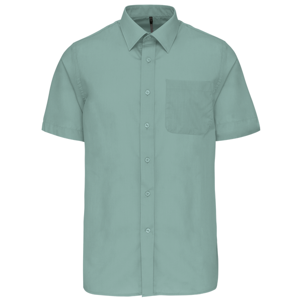 Camisa de Homem Mariano Manga Curta-Sálvia-S-RAG-Tailors-Fardas-e-Uniformes-Vestuario-Pro