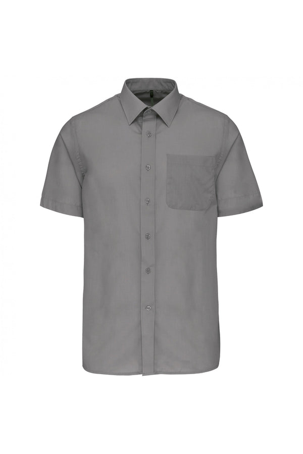 Camisa de Homem Mariano Manga Curta-Silver-XS-RAG-Tailors-Fardas-e-Uniformes-Vestuario-Pro