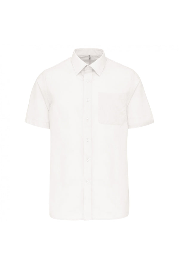 Camisa de Homem Mariano Manga Curta-White-XS-RAG-Tailors-Fardas-e-Uniformes-Vestuario-Pro