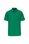 Camisa de Homem Mariano Manga curta (2/3)-Kelly Green-XS-RAG-Tailors-Fardas-e-Uniformes-Vestuario-Pro