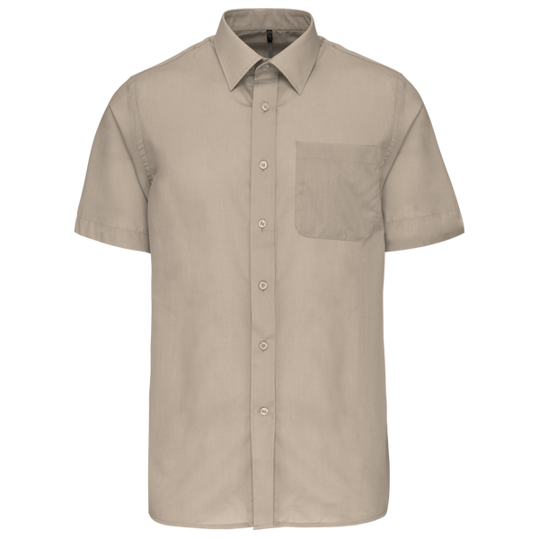Camisa de Manga Curta Tratamento Fácil-Bege-XS-RAG-Tailors-Fardas-e-Uniformes-Vestuario-Pro