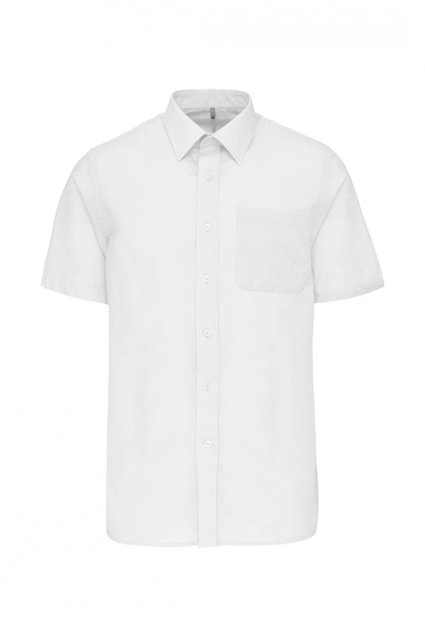 Camisa de Manga Curta Tratamento Fácil-Branco-S-RAG-Tailors-Fardas-e-Uniformes-Vestuario-Pro