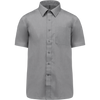 Camisa de Manga Curta Tratamento Fácil-Cinzento Tempestade Mesclado-XS-RAG-Tailors-Fardas-e-Uniformes-Vestuario-Pro