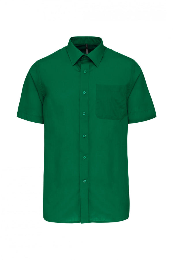 Camisa de Manga Curta Tratamento Fácil-Kelly Green-S-RAG-Tailors-Fardas-e-Uniformes-Vestuario-Pro