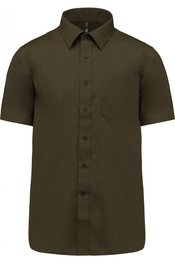 Camisa de Manga Curta Tratamento Fácil-Light khaki-S-RAG-Tailors-Fardas-e-Uniformes-Vestuario-Pro