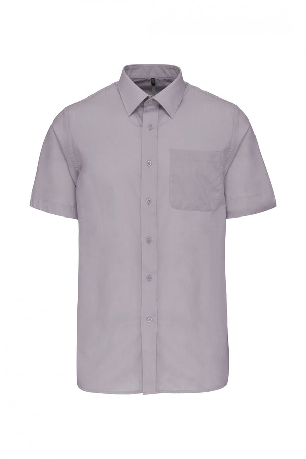 Camisa de Manga Curta Tratamento Fácil-Silver-S-RAG-Tailors-Fardas-e-Uniformes-Vestuario-Pro