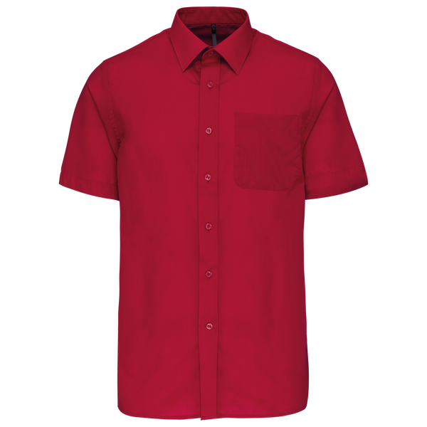 Camisa de Manga Curta Tratamento Fácil-Vermelho Clássico-XS-RAG-Tailors-Fardas-e-Uniformes-Vestuario-Pro