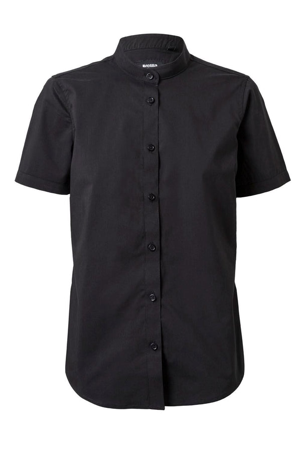 Camisa de Mulher Gola Padre Stretch Manga Curta-RAG-Tailors-Fardas-e-Uniformes-Vestuario-Pro