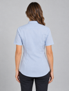 Camisa de Mulher Gola Padre Stretch Manga Curta-RAG-Tailors-Fardas-e-Uniformes-Vestuario-Pro