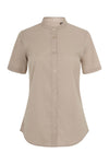 Camisa de Mulher Gola Padre Stretch Manga Curta-RAG-Tailors-Fardas-e-Uniformes-Vestuario-Pro