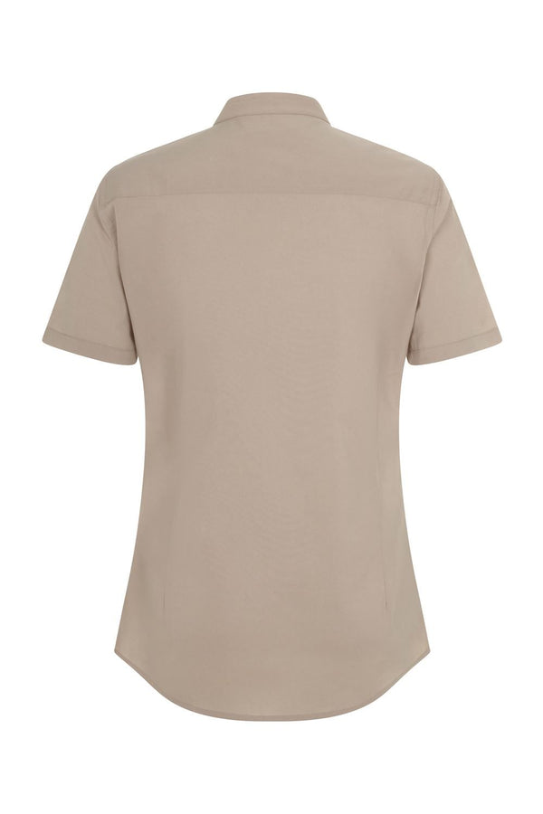 Camisa de Mulher Gola Padre Stretch Manga Curta-RAG-Tailors-Fardas-e-Uniformes-Vestuario-Pro