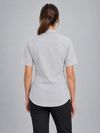 Camisa de Mulher Gola Padre Stretch Manga Curta-RAG-Tailors-Fardas-e-Uniformes-Vestuario-Pro