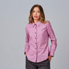 Camisa de Riscas Fabiola para Senhora-BURDEOS-XS-RAG-Tailors-Fardas-e-Uniformes-Vestuario-Pro