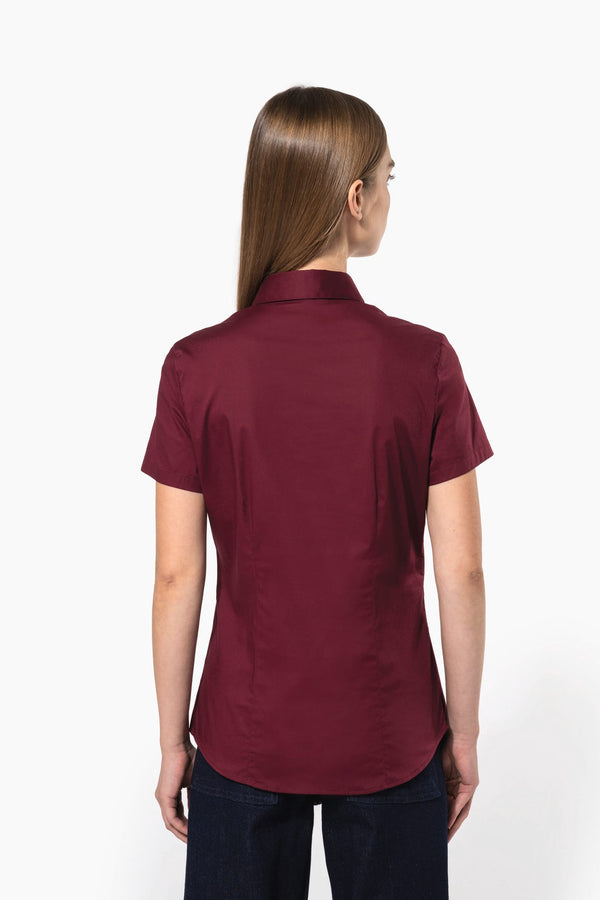 Camisa de Senhora Manga Curta com Stretch-RAG-Tailors-Fardas-e-Uniformes-Vestuario-Pro