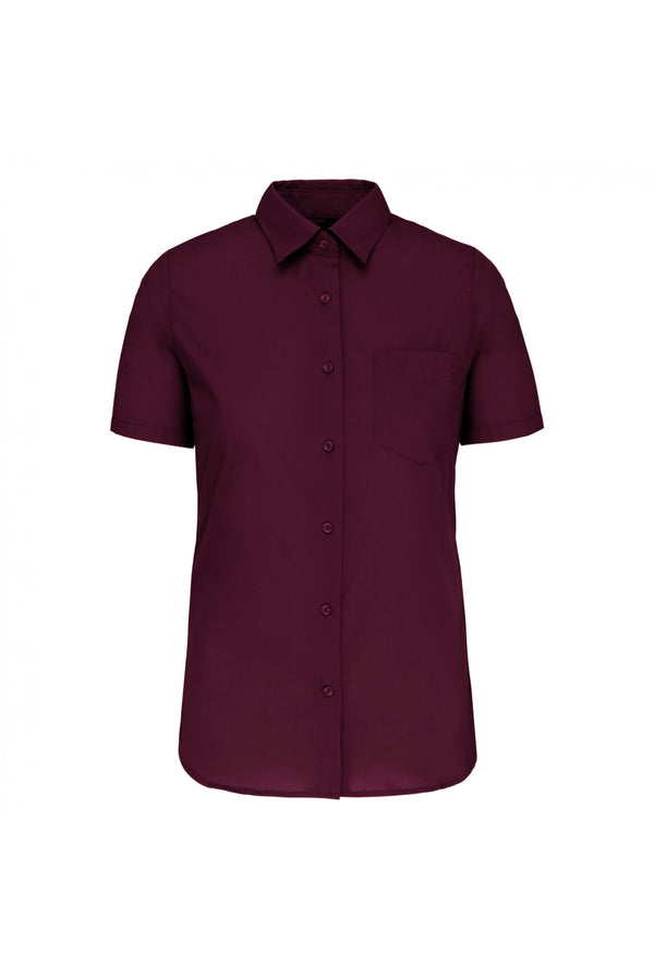 Camisa de Senhora Mariana Manga curta (2 de 2)-Wine-XS-RAG-Tailors-Fardas-e-Uniformes-Vestuario-Pro