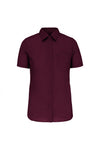 Camisa de Senhora Mariana Manga curta-Wine-XS-RAG-Tailors-Fardas-e-Uniformes-Vestuario-Pro