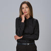 Camisa de Senhora Reedes em Elastano com Gola Mao e Manga Comprida-Preto-001-XS-RAG-Tailors-Fardas-e-Uniformes-Vestuario-Pro