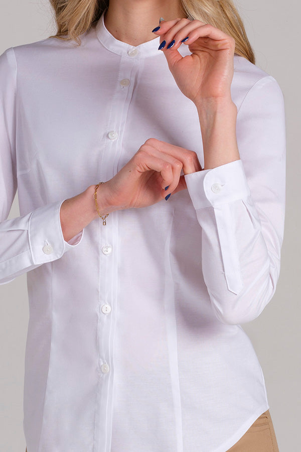 Camisa de Senhora com Gola Padre-RAG-Tailors-Fardas-e-Uniformes-Vestuario-Pro