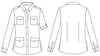 Camisa de Senhora com Manga Dobrável Daniela-RAG-Tailors-Fardas-e-Uniformes-Vestuario-Pro