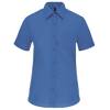 Camisa de Senhora de Manga Curta Tratamento Fácil-Azul Cobalto-XS-RAG-Tailors-Fardas-e-Uniformes-Vestuario-Pro