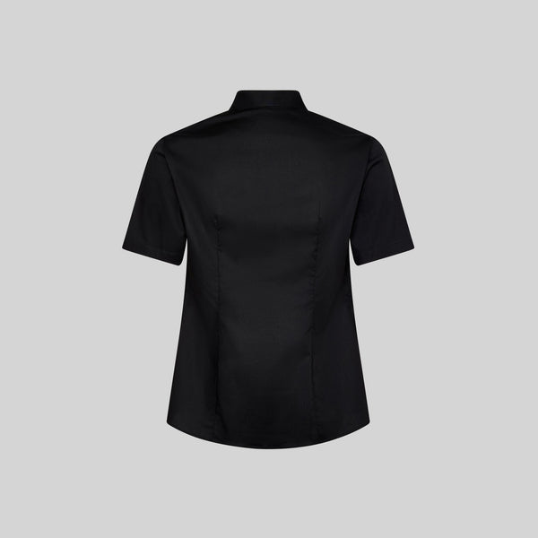 Camisa de Senhora de Manga Curta com Gola Mao em Elastano-RAG-Tailors-Fardas-e-Uniformes-Vestuario-Pro