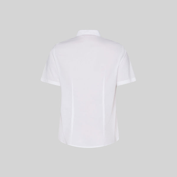 Camisa de Senhora de Manga Curta com Gola Mao em Elastano-RAG-Tailors-Fardas-e-Uniformes-Vestuario-Pro