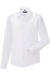 Camisa de homem de manga comprida - não precisa passar a ferro-Branco-S-RAG-Tailors-Fardas-e-Uniformes-Vestuario-Pro