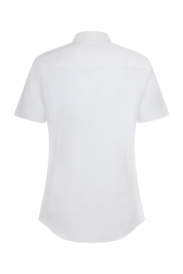 Camisa de manga curta elástica para mulher-RAG-Tailors-Fardas-e-Uniformes-Vestuario-Pro