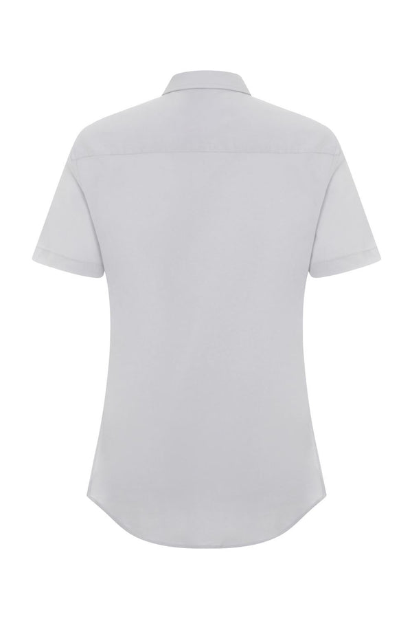Camisa de manga curta elástica para mulher-RAG-Tailors-Fardas-e-Uniformes-Vestuario-Pro
