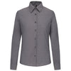 Camisa de senhora Grécia manga comprida em oxford de tratamento fácil.-Oxford Silver-XS-RAG-Tailors-Fardas-e-Uniformes-Vestuario-Pro