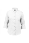 Camisa de senhora Mariana de mangas 3/4-Branco-XS-RAG-Tailors-Fardas-e-Uniformes-Vestuario-Pro