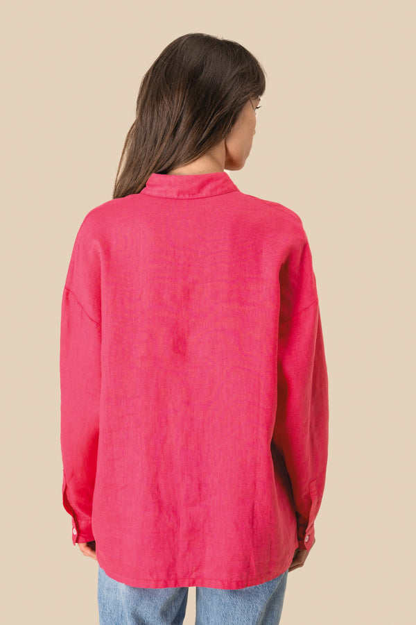 Camisa em Linho Oversize de Senhora-RAG-Tailors-Fardas-e-Uniformes-Vestuario-Pro
